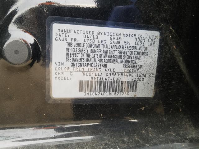 Photo 9 VIN: 3N1CN7AP1DL871780 - NISSAN VERSA S 