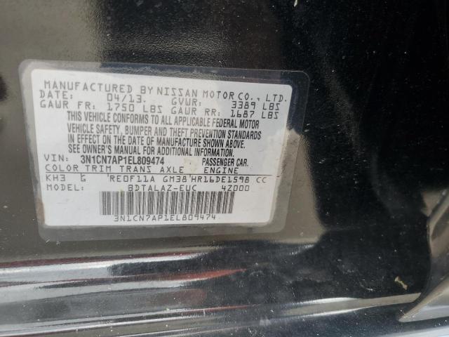 Photo 11 VIN: 3N1CN7AP1EL809474 - NISSAN VERSA S 