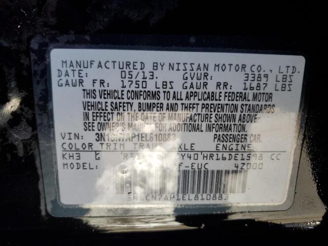 Photo 12 VIN: 3N1CN7AP1EL810883 - NISSAN VERSA 