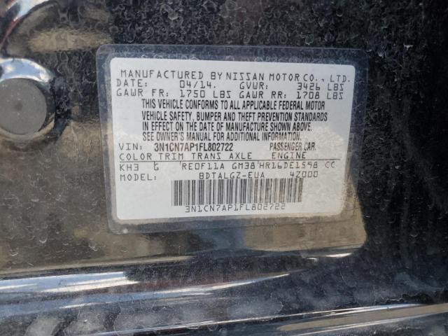 Photo 11 VIN: 3N1CN7AP1FL802722 - NISSAN VERSA S 