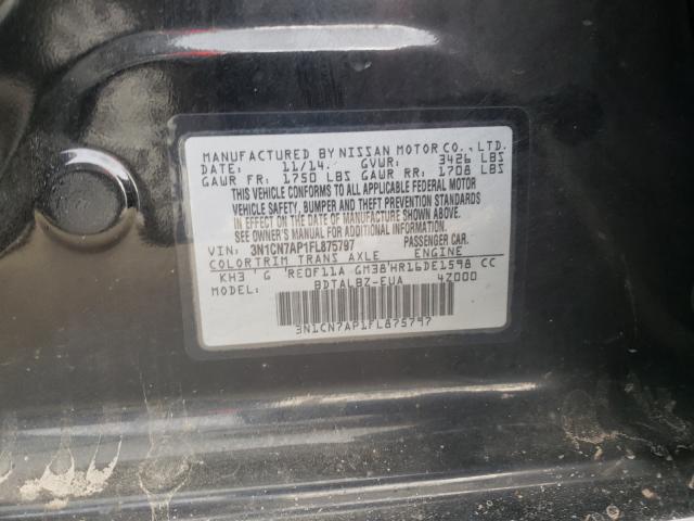 Photo 9 VIN: 3N1CN7AP1FL875797 - NISSAN VERSA S 