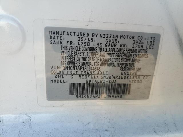 Photo 12 VIN: 3N1CN7AP1FL944648 - NISSAN VERSA 