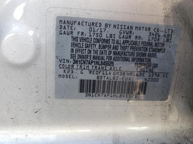 Photo 11 VIN: 3N1CN7AP1HL845525 - NISSAN VERSA 