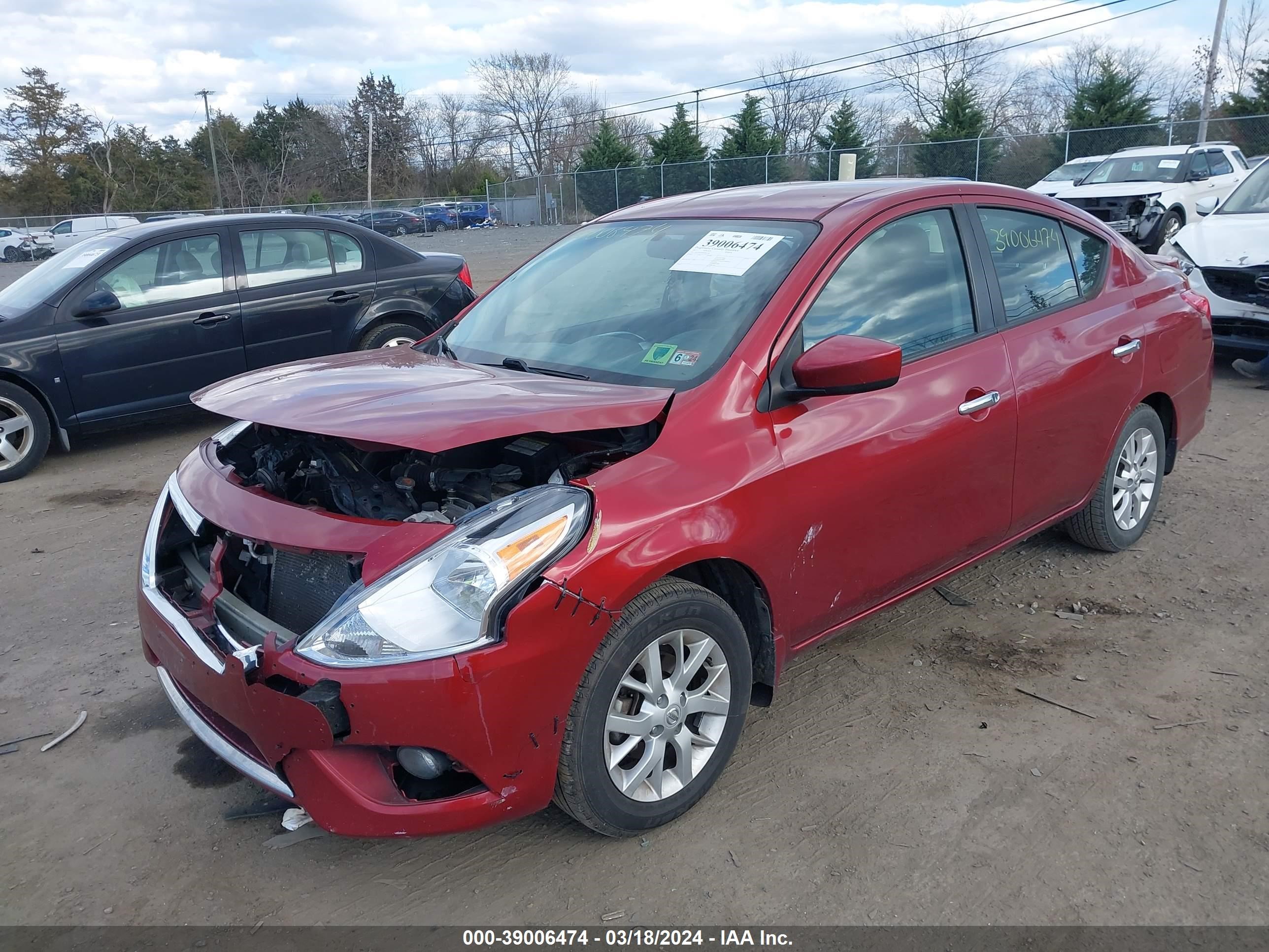 Photo 1 VIN: 3N1CN7AP1HL861126 - NISSAN VERSA 