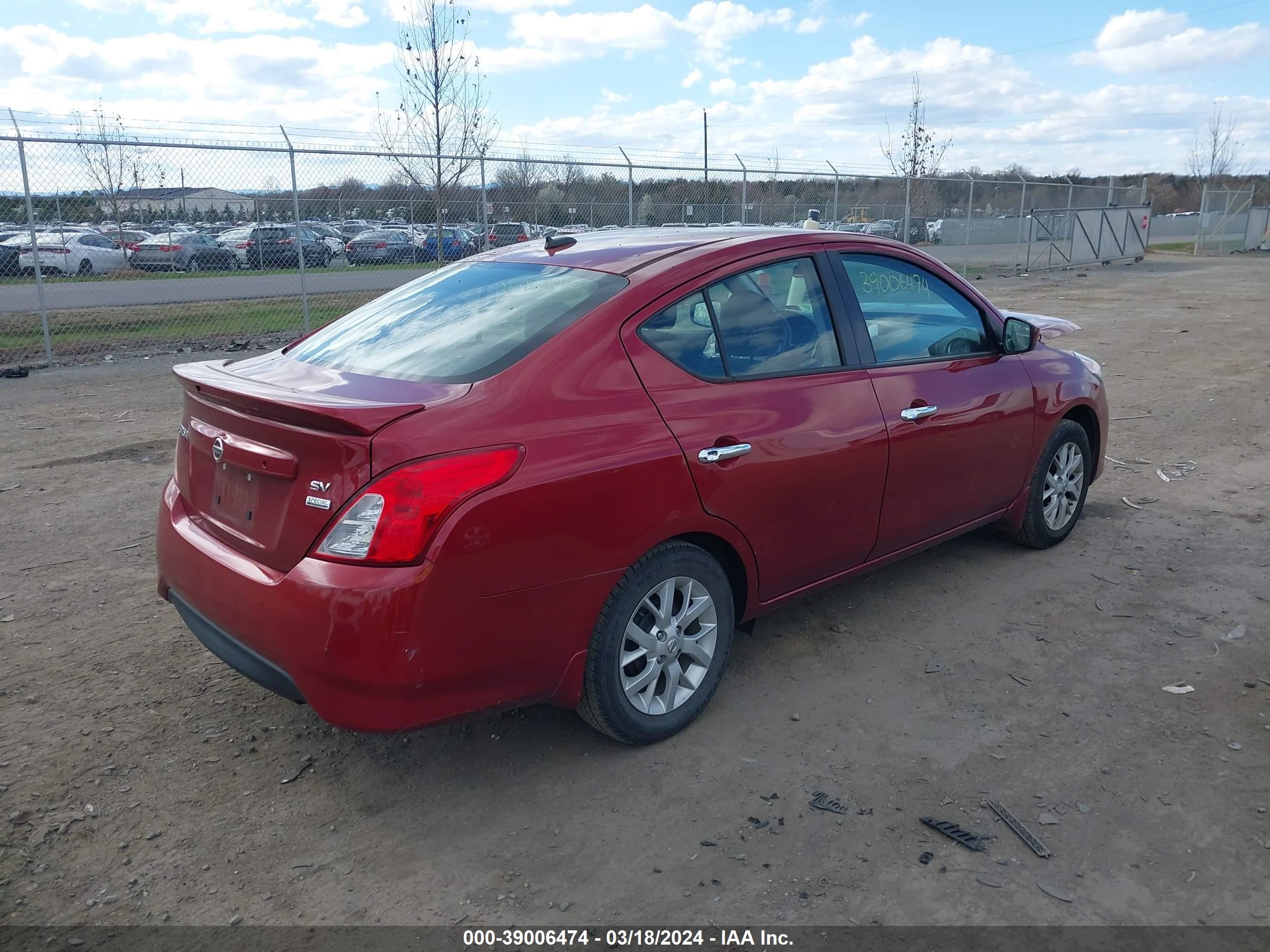 Photo 3 VIN: 3N1CN7AP1HL861126 - NISSAN VERSA 