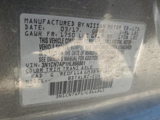 Photo 9 VIN: 3N1CN7AP1HL866861 - NISSAN VERSA S 