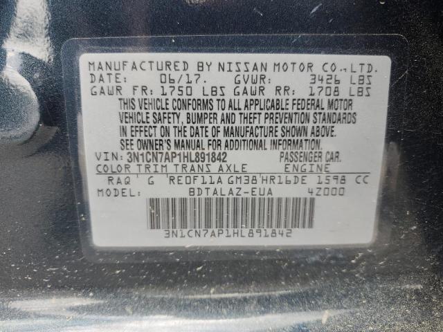 Photo 11 VIN: 3N1CN7AP1HL891842 - NISSAN VERSA 