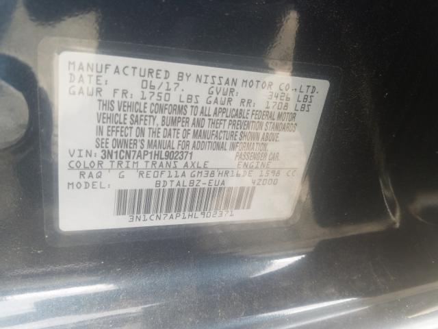 Photo 9 VIN: 3N1CN7AP1HL902371 - NISSAN VERSA S 