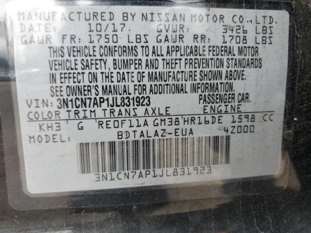 Photo 12 VIN: 3N1CN7AP1JL831923 - NISSAN VERSA 