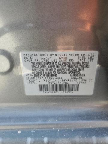 Photo 11 VIN: 3N1CN7AP1JL838936 - NISSAN VERSA S 