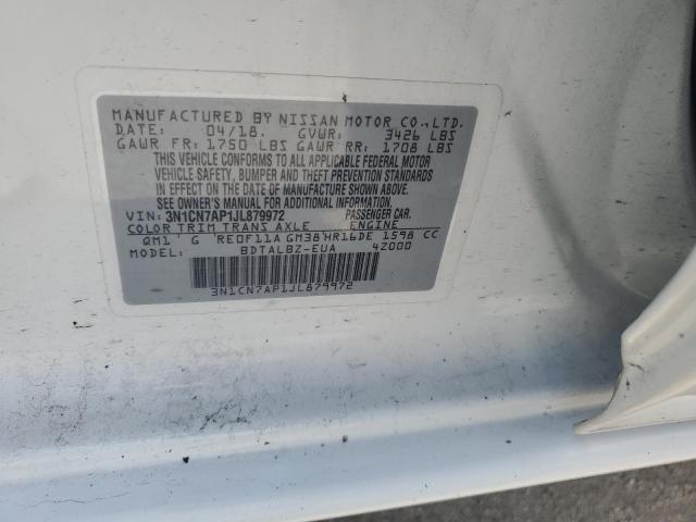 Photo 11 VIN: 3N1CN7AP1JL879972 - NISSAN VERSA S 