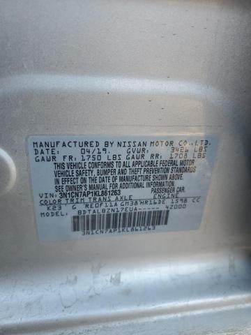 Photo 12 VIN: 3N1CN7AP1KL861263 - NISSAN VERSA S 