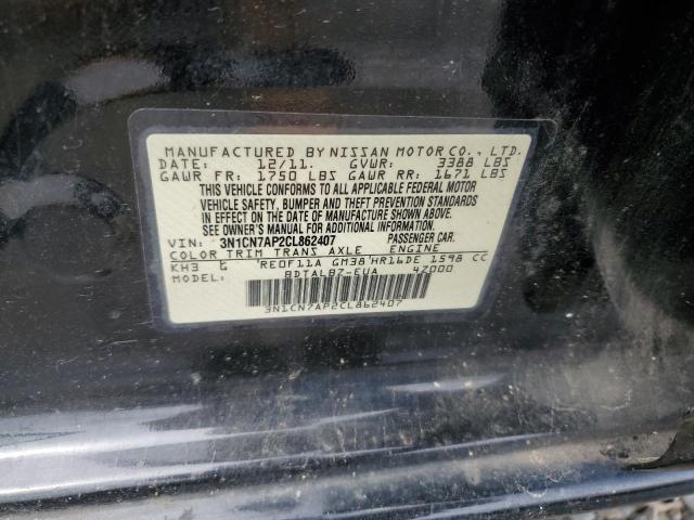 Photo 12 VIN: 3N1CN7AP2CL862407 - NISSAN VERSA S 