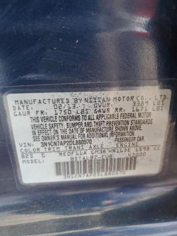 Photo 11 VIN: 3N1CN7AP2DL880570 - NISSAN VERSA S 