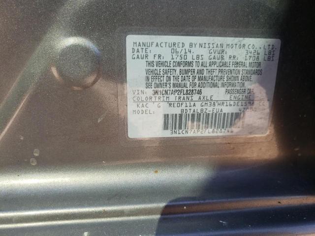 Photo 9 VIN: 3N1CN7AP2FL828746 - NISSAN VERSA S 