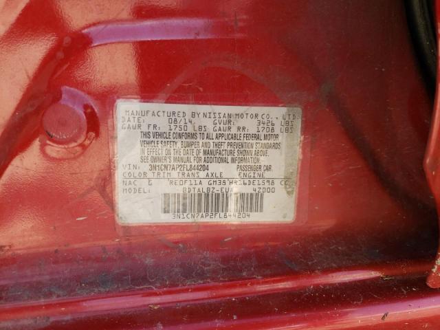 Photo 11 VIN: 3N1CN7AP2FL844204 - NISSAN VERSA 