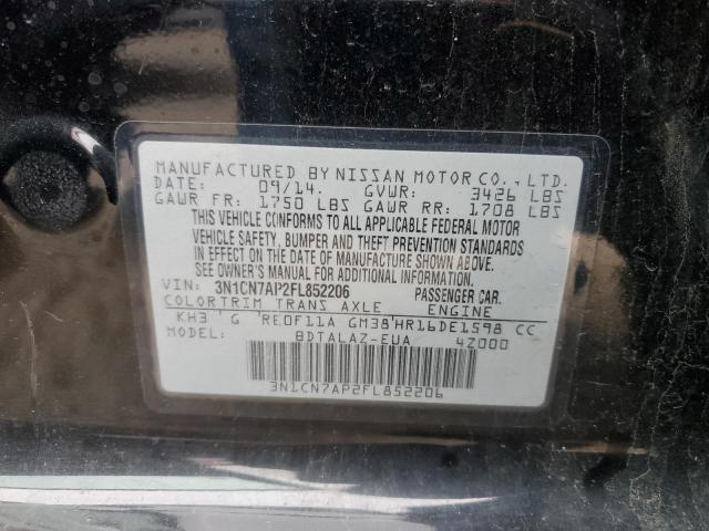 Photo 11 VIN: 3N1CN7AP2FL852206 - NISSAN VERSA S 