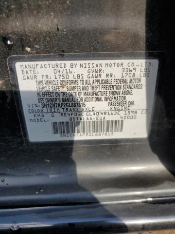 Photo 11 VIN: 3N1CN7AP2GL887815 - NISSAN VERSA 