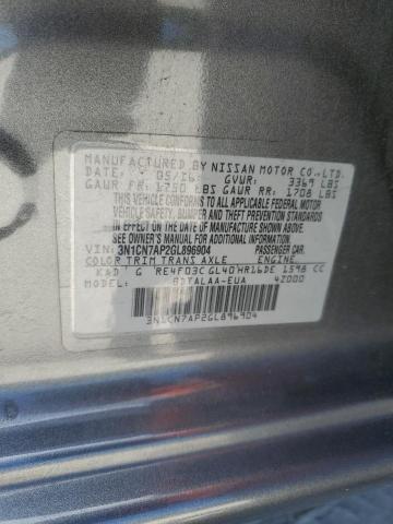 Photo 11 VIN: 3N1CN7AP2GL896904 - NISSAN VERSA 