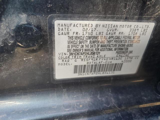 Photo 12 VIN: 3N1CN7AP2HL856131 - NISSAN VERSA 