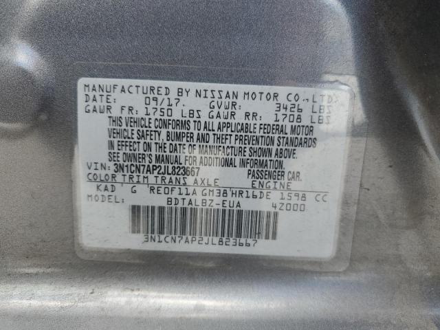 Photo 11 VIN: 3N1CN7AP2JL823667 - NISSAN VERSA 