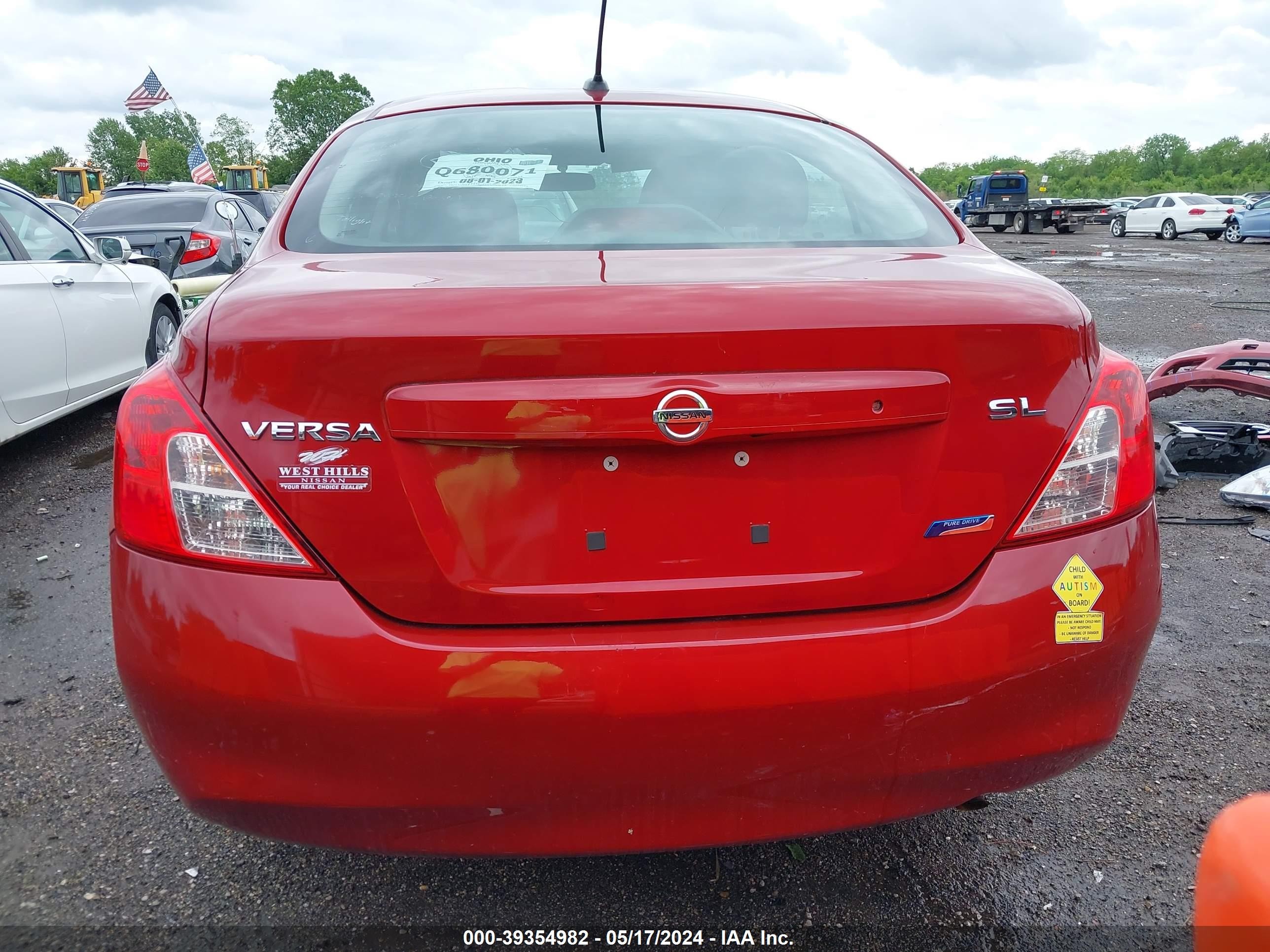 Photo 16 VIN: 3N1CN7AP3CL934635 - NISSAN VERSA 