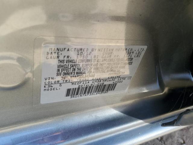 Photo 11 VIN: 3N1CN7AP3DL843480 - NISSAN VERSA S 