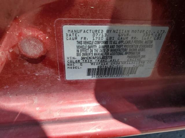 Photo 11 VIN: 3N1CN7AP3EL823778 - NISSAN VERSA 