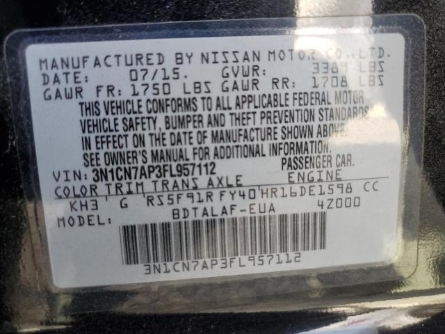 Photo 11 VIN: 3N1CN7AP3FL957112 - NISSAN VERSA 