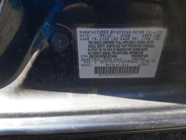 Photo 9 VIN: 3N1CN7AP3GL821645 - NISSAN VERSA S 