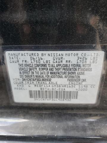 Photo 11 VIN: 3N1CN7AP3GL908932 - NISSAN VERSA S 