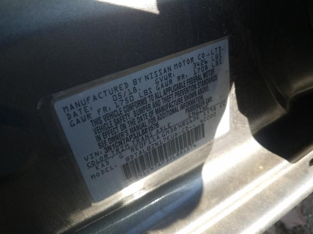 Photo 9 VIN: 3N1CN7AP3JL881576 - NISSAN VERSA S 