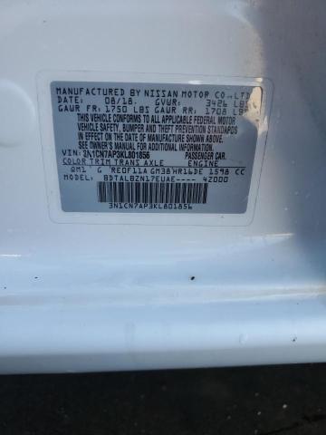 Photo 12 VIN: 3N1CN7AP3KL801856 - NISSAN VERSA S 