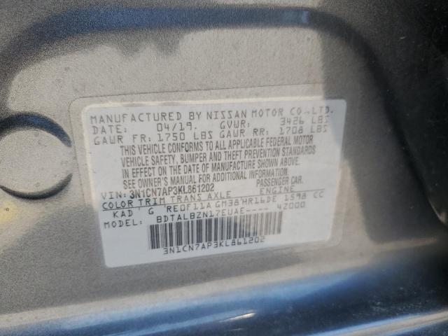 Photo 11 VIN: 3N1CN7AP3KL861202 - NISSAN VERSA S 