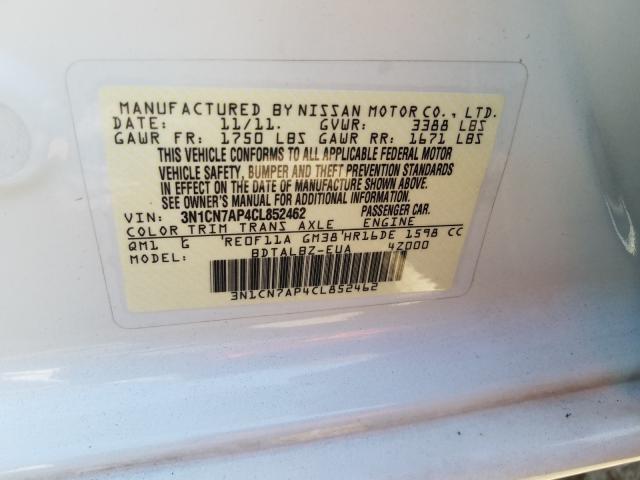 Photo 9 VIN: 3N1CN7AP4CL852462 - NISSAN VERSA S 