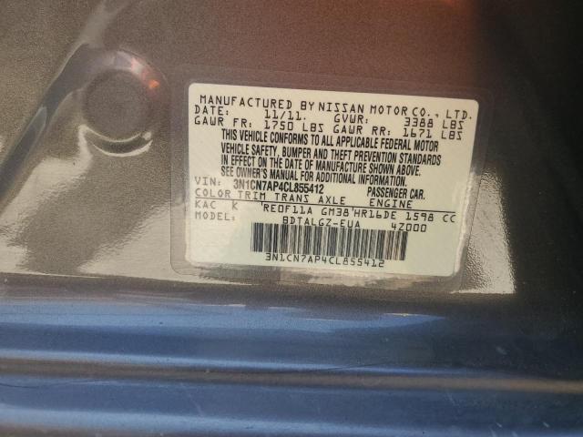 Photo 12 VIN: 3N1CN7AP4CL855412 - NISSAN VERSA 