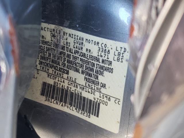 Photo 9 VIN: 3N1CN7AP4CL923238 - NISSAN VERSA S 