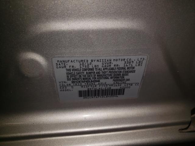 Photo 9 VIN: 3N1CN7AP4DL842046 - NISSAN VERSA S 