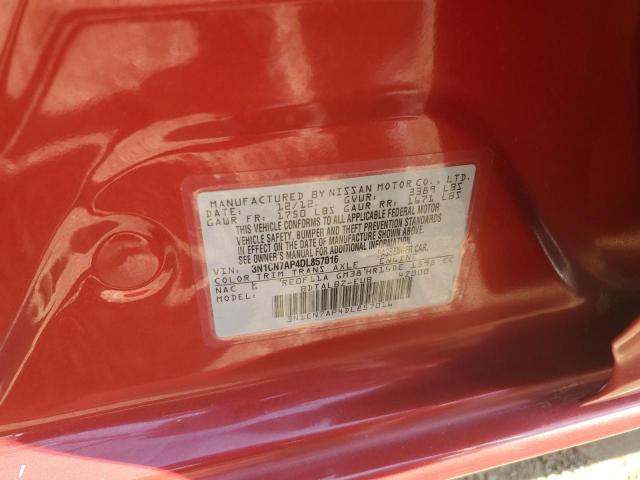 Photo 11 VIN: 3N1CN7AP4DL857016 - NISSAN VERSA S 