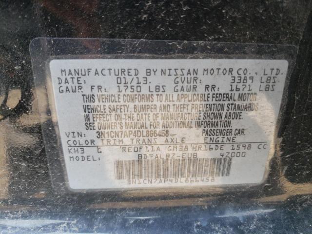 Photo 9 VIN: 3N1CN7AP4DL866458 - NISSAN VERSA S 