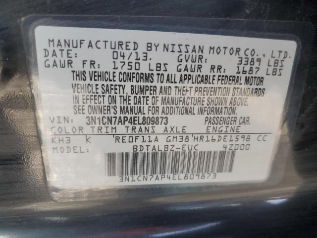 Photo 12 VIN: 3N1CN7AP4EL809873 - NISSAN VERSA S AU 