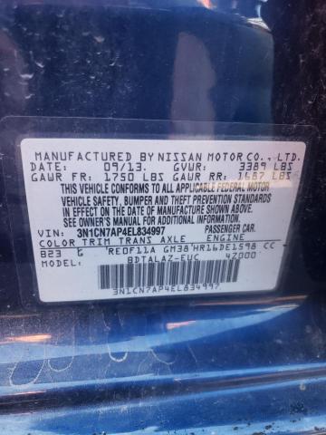 Photo 11 VIN: 3N1CN7AP4EL834997 - NISSAN VERSA S 