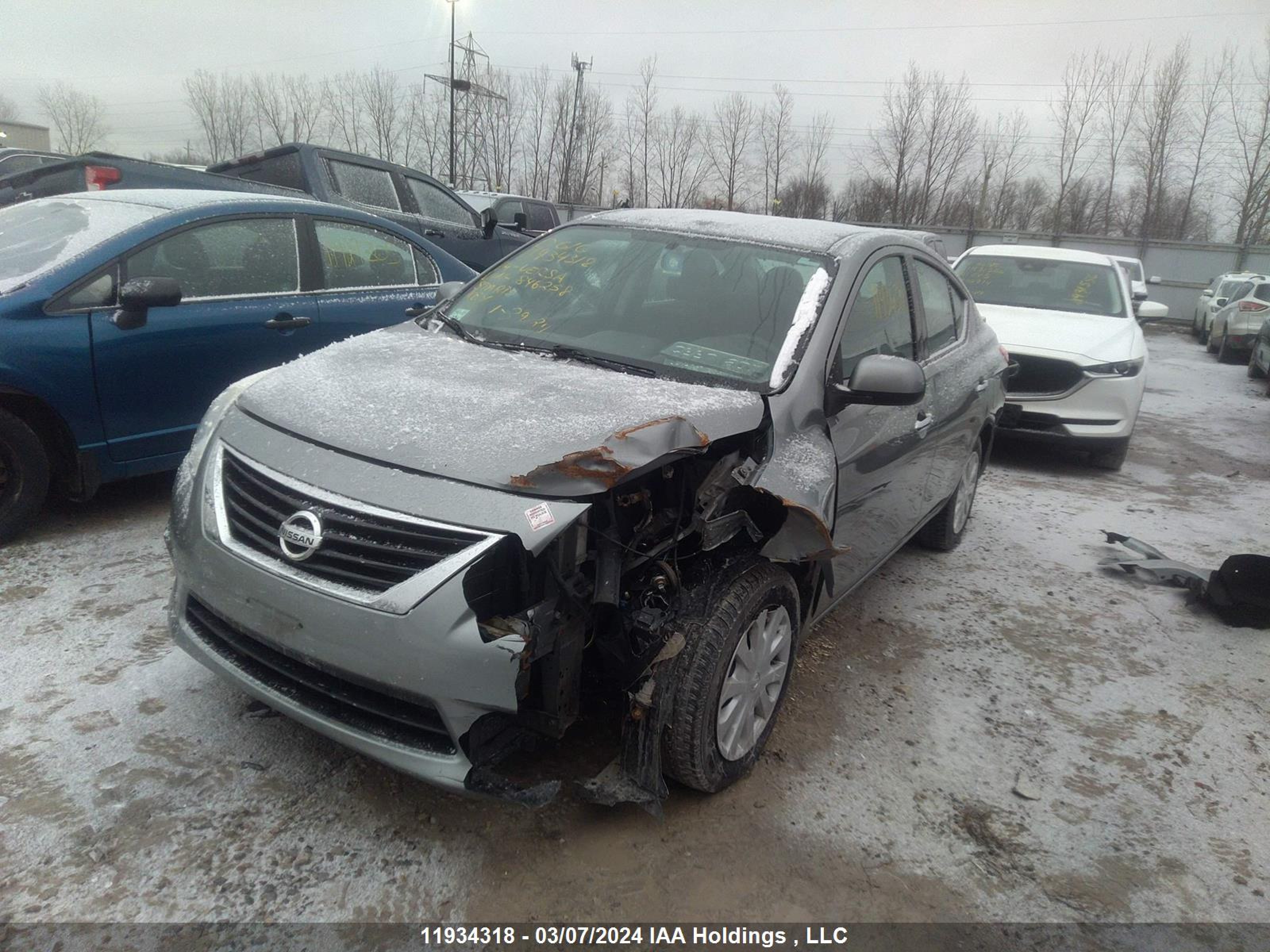 Photo 1 VIN: 3N1CN7AP4EL846258 - NISSAN VERSA 