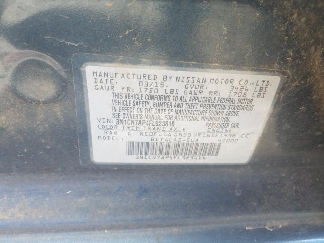 Photo 9 VIN: 3N1CN7AP4FL923616 - NISSAN VERSA S 