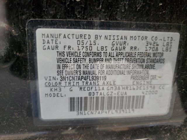 Photo 11 VIN: 3N1CN7AP4FL939119 - NISSAN VERSA S 