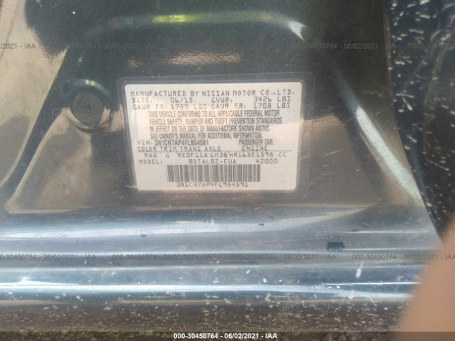 Photo 8 VIN: 3N1CN7AP4FL954591 - NISSAN VERSA 