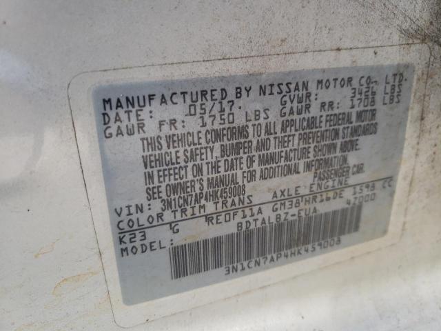 Photo 9 VIN: 3N1CN7AP4HK459008 - NISSAN VERSA S 