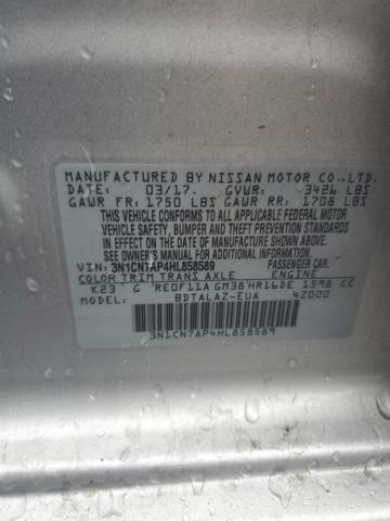 Photo 11 VIN: 3N1CN7AP4HL858589 - NISSAN VERSA S 