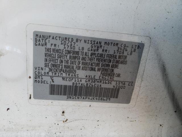 Photo 11 VIN: 3N1CN7AP4JK408629 - NISSAN VERSA S 