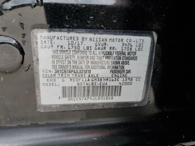 Photo 9 VIN: 3N1CN7AP4JL831818 - NISSAN VERSA S 